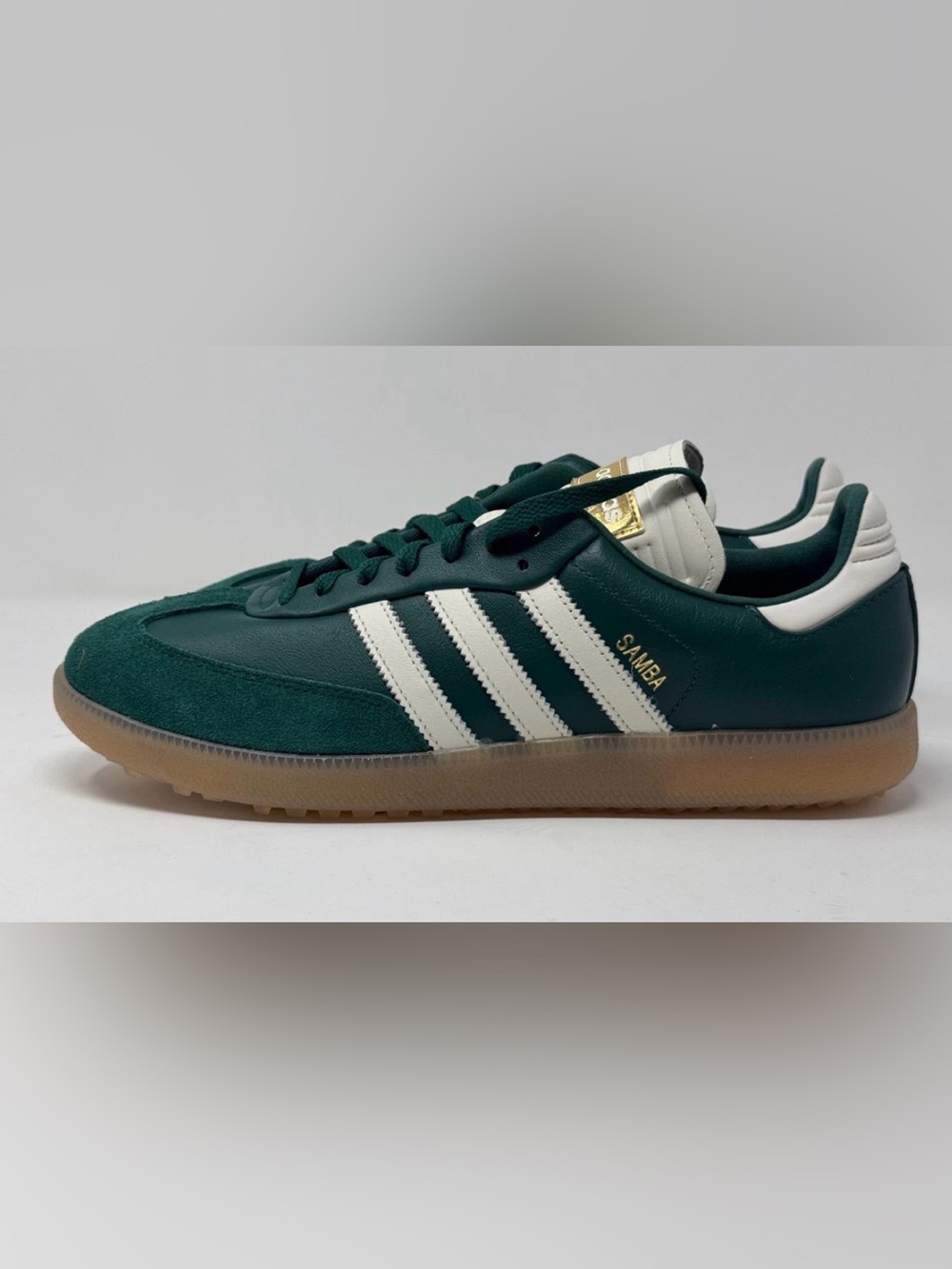 adidas Samba Men's Forest Green & White Classic Sneakers